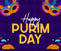 Purim Day Event Facebook Post