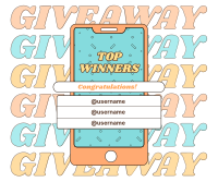 Comical Giveaway Winners Facebook Post