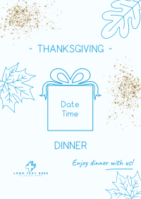 Thanksgiving Dinner Party Flyer