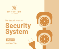 Security System Installation Facebook Post