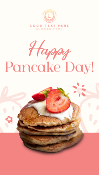 Strawberry Pancakes Facebook Story