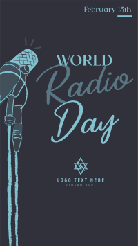 Radio Day Mic Facebook Story