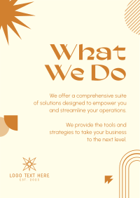 What We Do Flyer Image Preview