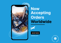 Order Anywhere Postcard