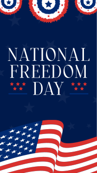 Freedom Day Celebration Facebook Story Design