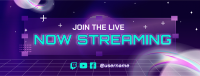 Dreamy Now Streaming Facebook Cover Design