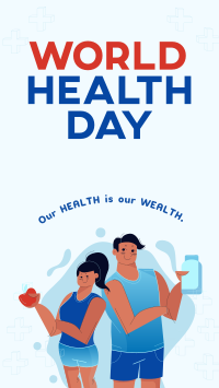 Healthy People Celebrates World Health Day Instagram Story