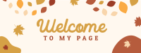 Autumn Leaf Mosaic Facebook Cover Design