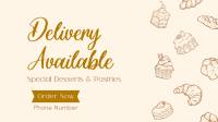 Assorted Pastry Creation Facebook Event Cover