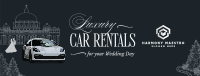 Luxury Wedding Car Rental Facebook Cover Image Preview