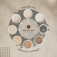 Coffee Engagement Instagram Post Design