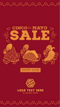 Cinco De Mayo Mascot Sale Instagram Story