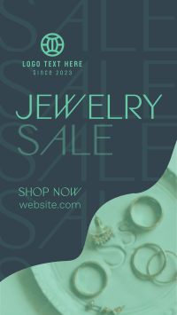 Organic Minimalist Jewelry Sale Facebook Story