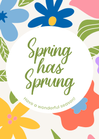 Spring Time Poster example 3