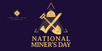 Miner's Day Badge Twitter Post