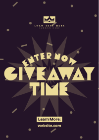 Confetti Enter Giveaway Poster