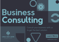 Business Consult for You Postcard
