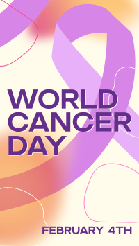 Gradient World Cancer Day TikTok Video