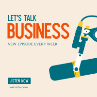 Business Talk Podcast Instagram Post