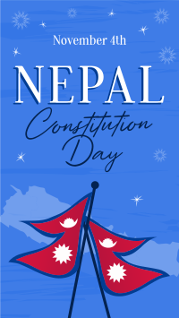 Nepal Constitution Day TikTok Video Design