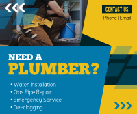 Simple Plumbing Services Facebook Post