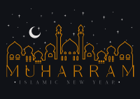 Starry Muharram Postcard