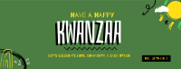 A Happy Kwanzaa Facebook Cover