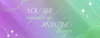 You Are Amazing Facebook Cover