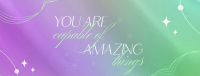 You Are Amazing Facebook Cover Design