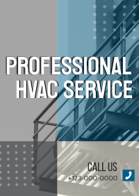 Professional HVAC Services Poster