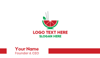 Watermelon Restaurant Business Card Design