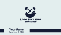 Happy Panda Bear Business Card Design
