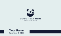 Happy Panda Bear Business Card