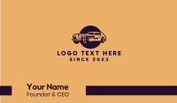 Vintage Limousine Car Business Card Design