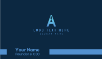 Blue Rocket Business Card example 4