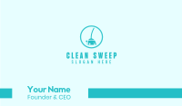 Broom Cleaning Germs Business Card Image Preview