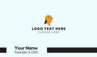 Egg Bird Business Card Design