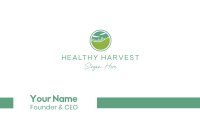 Agriculture Circle Business Card Image Preview