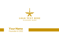 Golden Tower Wings Business Card