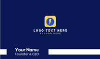 Electric Thunderbolt App Business Card