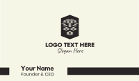 Tribal Lion Head Business Card Design