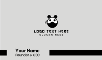 Ninja Panda Bear Business Card
