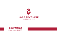 Red Rooster Business Card example 2