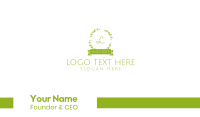 Wreath Banner Lettermark Business Card