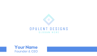 Modern Gradient Stroke Lettermark Business Card Image Preview