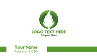 Organic Leaf Business Card