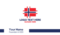 Modern Norway Tech Business Card