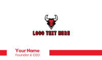 Gamer Bull Business Card Design