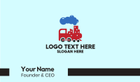 Toy Train Business Card example 2