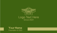 Green Off Road Truck 4WD Business Card